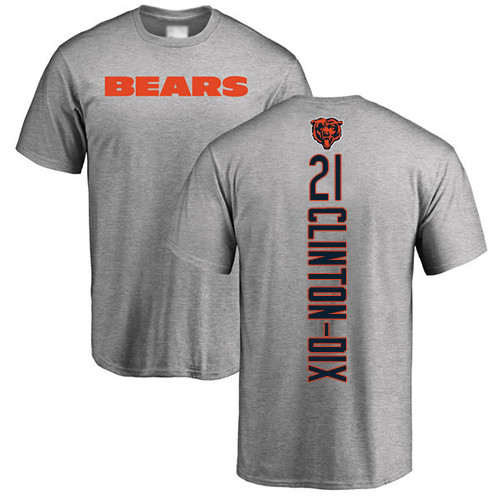 Chicago Bears Men Ash Ha Ha Clinton-Dix Backer NFL Football #21 T Shirt->chicago bears->NFL Jersey
